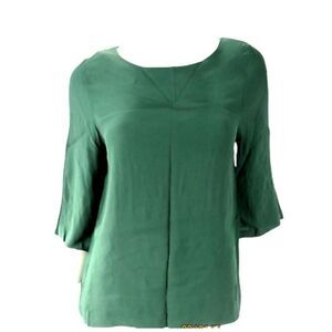 H&M Boatneck 3/4 Length Wide Sleeve, 4. Forest Green. Great TShirt Alternative!
